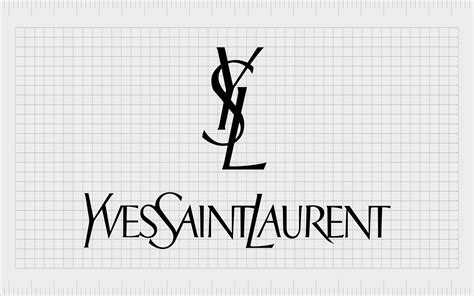 YSL fashion house logo